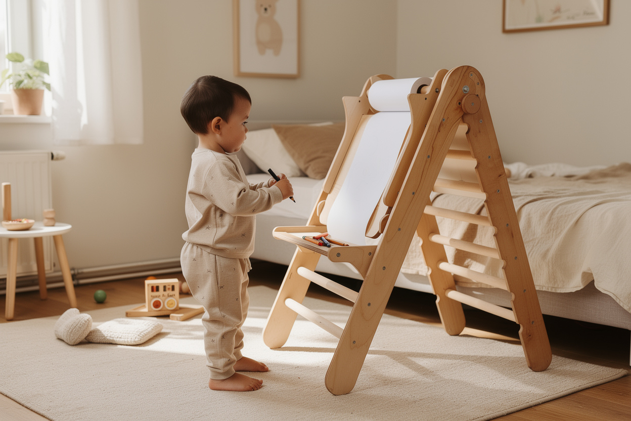 Montessori Art Addition to Triangle Ladder