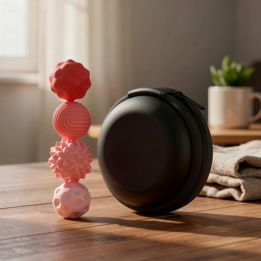 Montessori Magnetic Tactile Balls For Quiet Play