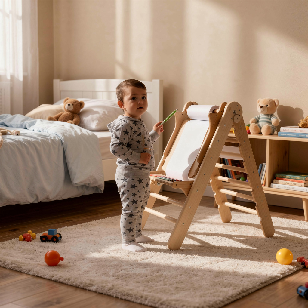 Montessori Art Addition to Triangle Ladder