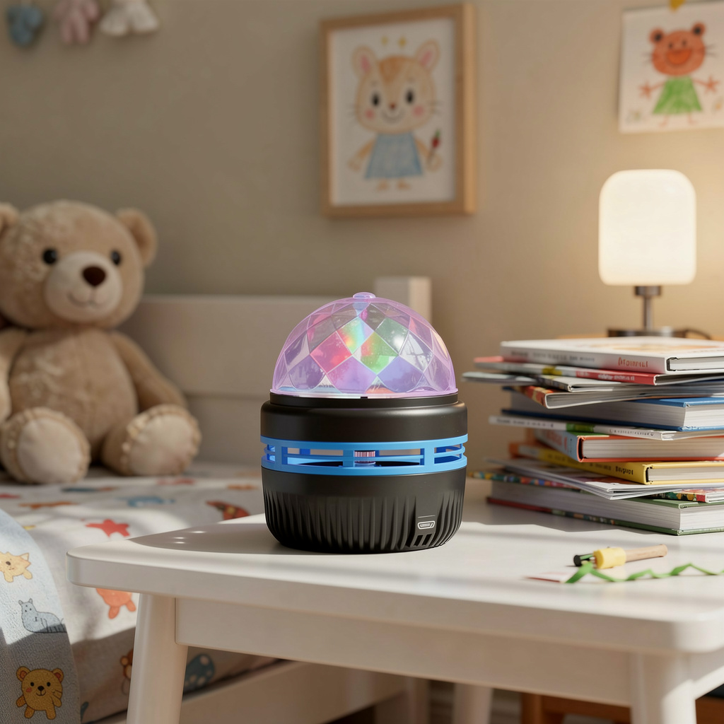 Rotating Moon and Sky LED Projector