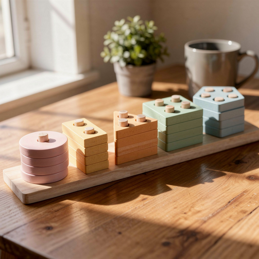 Wooden Montessori Geometric Toy Set